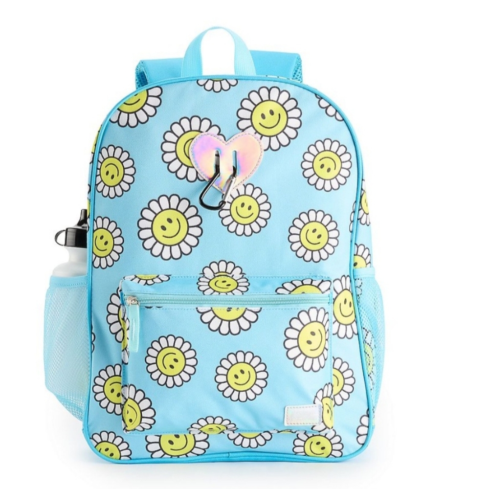 SMILEY SUNFLOWER 6PC BACK PACK SET - Picture 3 of 5